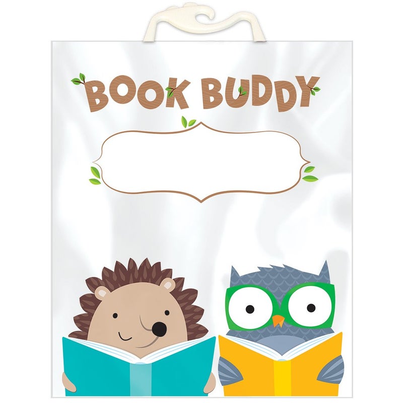 Creative Teaching Press CTP Woodland Friends Book Buddy Bag, Clear 10.5â€ x 12.5â€ Storage Bags (Creative Teaching Press 8537) - Image 1